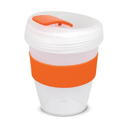 White Orange Frosted Forrest Eco Cups